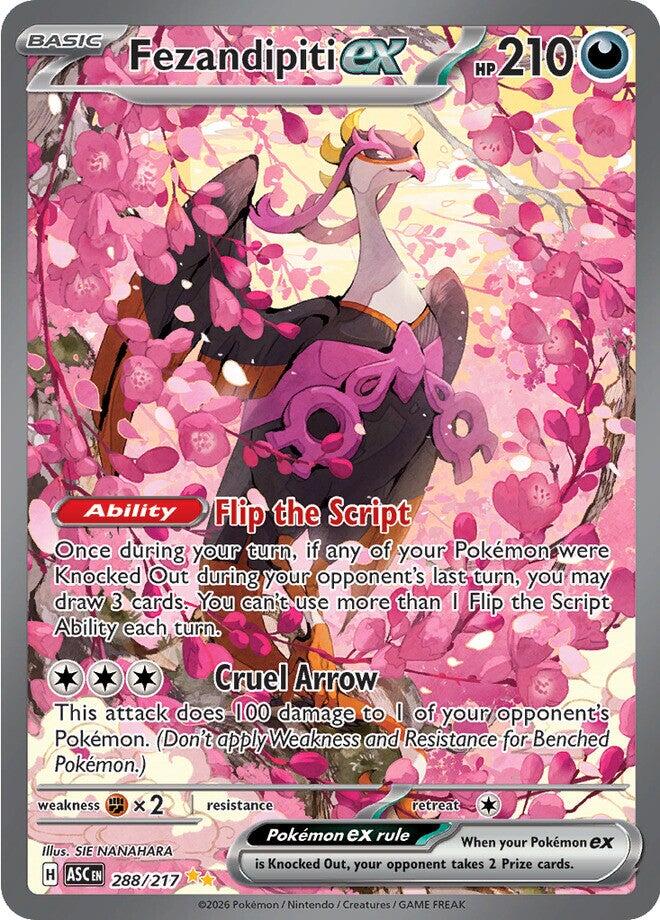 Fezandipiti ex (288/217) [Mega Evolution: Ascended Heroes] (Display Case)