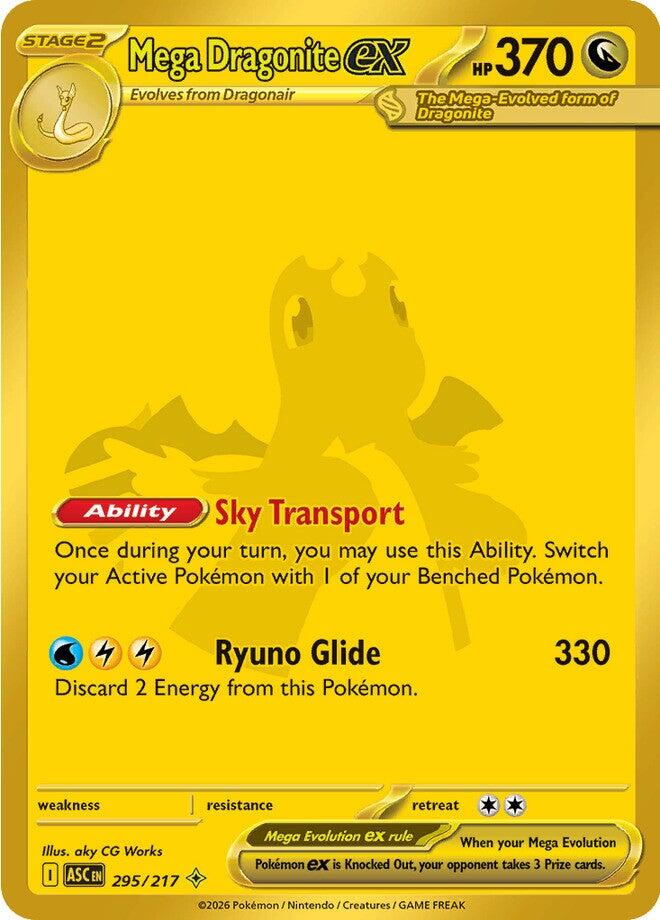 Mega Dragonite ex (295/217) [Mega Evolution: Ascended Heroes] (Display Case)