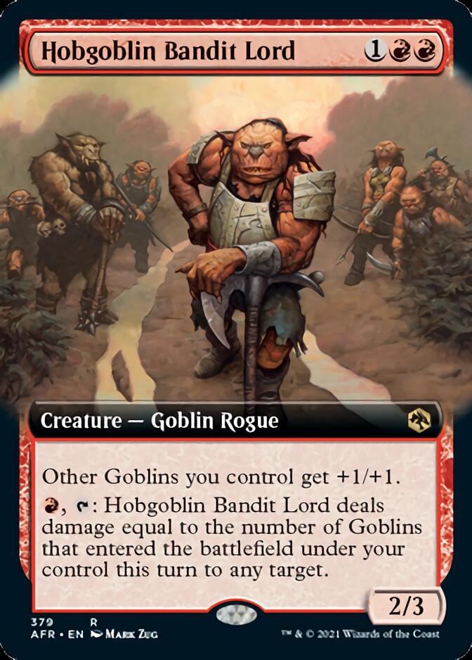 Hobgoblin Bandit Lord (Extended Art) [Dungeons & Dragons: Adventures in the Forgotten Realms] (Display Case)