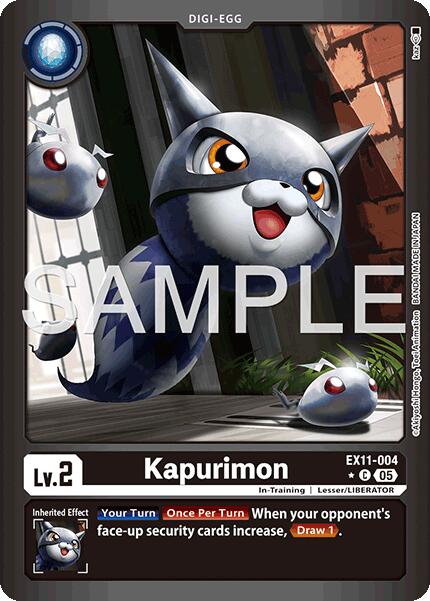 Kapurimon [EX11-004] (Alternate Art) [Dawn of Liberator]