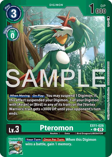 Pteromon [EX11-026] (Alternate Art) [Dawn of Liberator]
