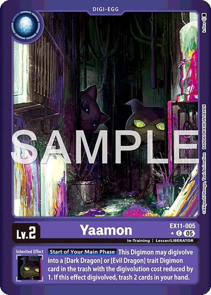 Yaamon [EX11-005] (Alternate Art) [Dawn of Liberator]