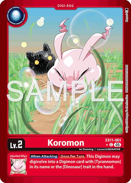 Koromon [EX11-001] (Alternate Art) [Dawn of Liberator]
