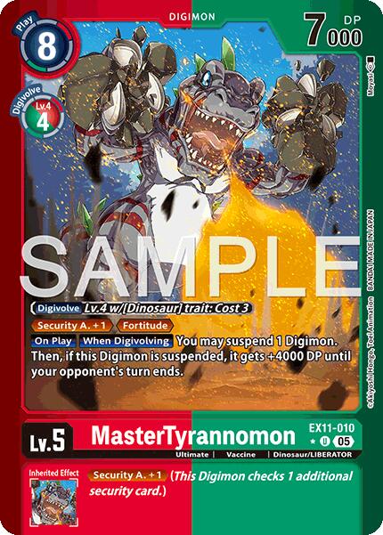 MasterTyrannomon [EX11-010] (Alternate Art) [Dawn of Liberator]