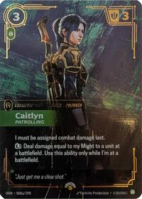 Origins - Caitlyn - Patrolling (Foil)