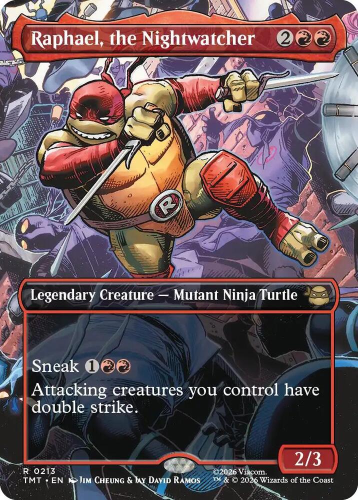 Raphael, the Nightwatcher [Teenage Mutant Ninja Turtles] (Borderless) (Display Case)