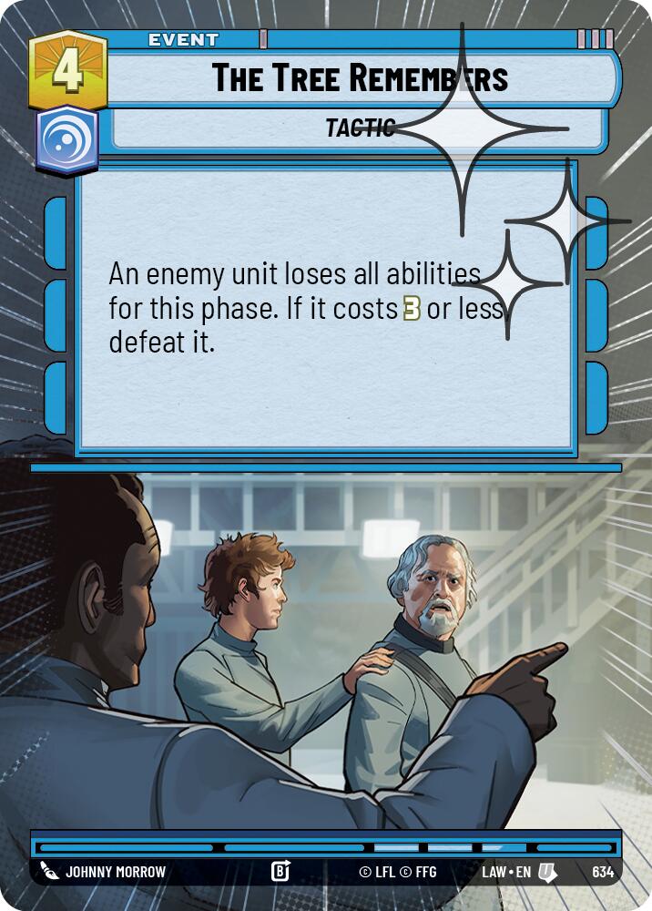 The Tree Remembers (396) (Hyperspace Foil) (396) [A Lawless Time]