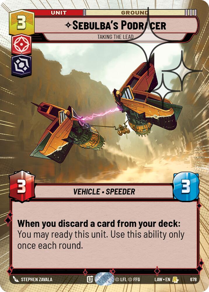 Sebulba's Podracer - Taking the Lead (440) (Hyperspace Foil) (440) [A Lawless Time]