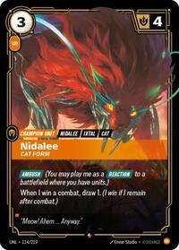 Unleashed - Nidalee - Cat Form (Foil)