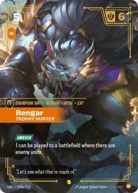 Unleashed - Rengar - Trophy Hunter (Alternate Art) (Foil)