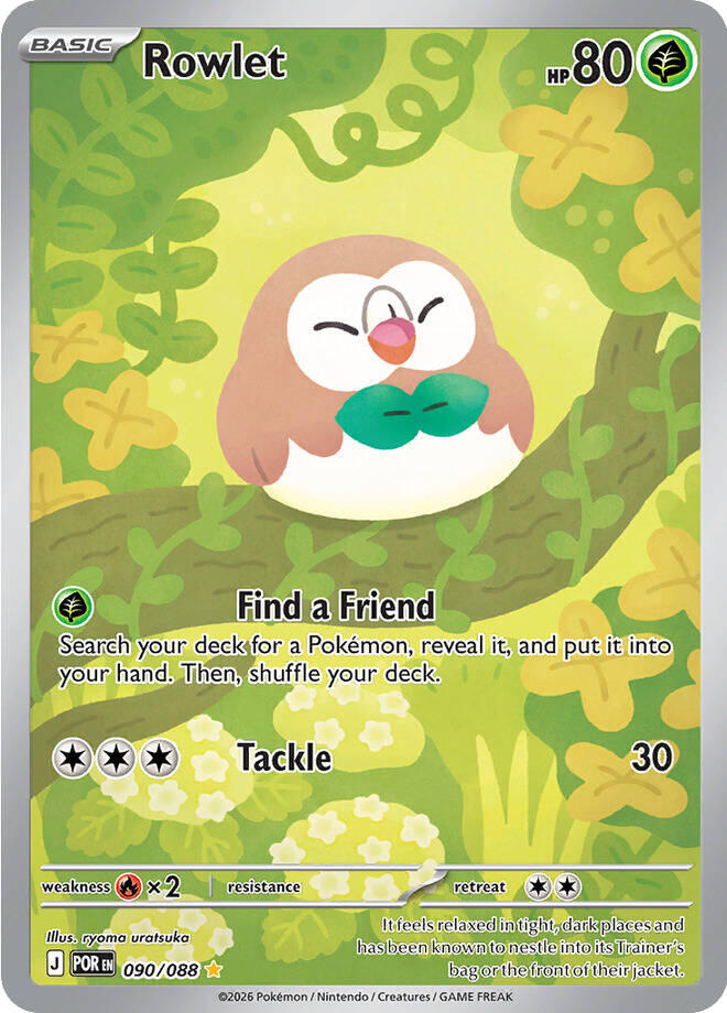 Rowlet (090/088) [Mega Evolution: Perfect Order] (Display Case)