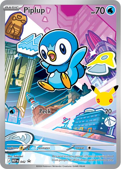 Piplup (042) [Mega Evolution Promo] (Display Case)