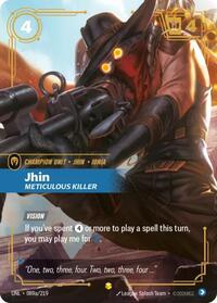 Unleashed - Jhin - Meticulous Killer (Alternate Art) (Foil)