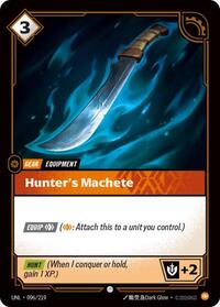 Unleashed - Hunter's Machete (Foil)
