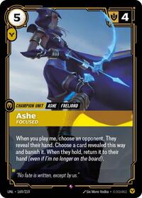 Unleashed - Ashe - Focused (Foil)