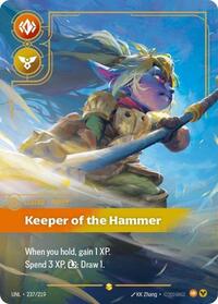 Unleashed - Poppy - Keeper of the Hammer (Overnumbered) (Foil)