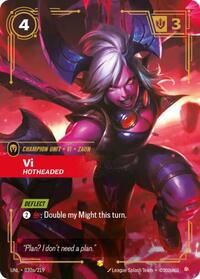 Unleashed - Vi - Hotheaded (Alternate Art) (Foil)