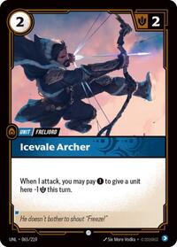 Unleashed - Icevale Archer (Foil)