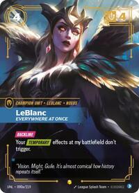 Unleashed - LeBlanc - Everywhere At Once (Alternate Art) (Foil) (Display Case)