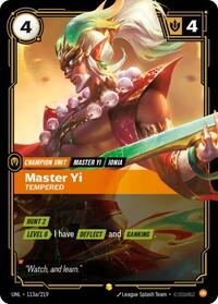 Unleashed - Master Yi - Tempered (Alternate Art) (Foil)