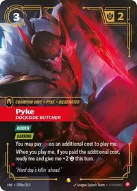 Unleashed - Pyke - Dockside Butcher (Alternate Art) (Foil)