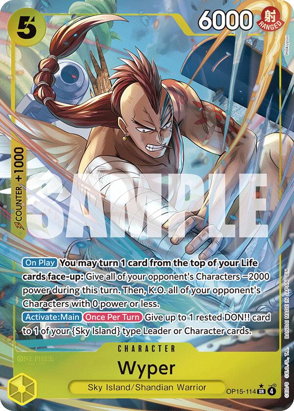 Wyper (Alternate Art) [Adventure on Kami's Island] (Display Case)