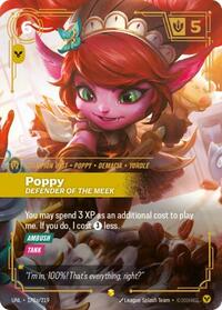 Unleashed - Poppy - Defender of the Meek (Alternate Art) (Foil)