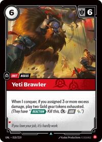 Unleashed - Yeti Brawler