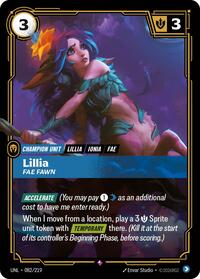 Unleashed - Lillia - Fae Fawn (Foil)