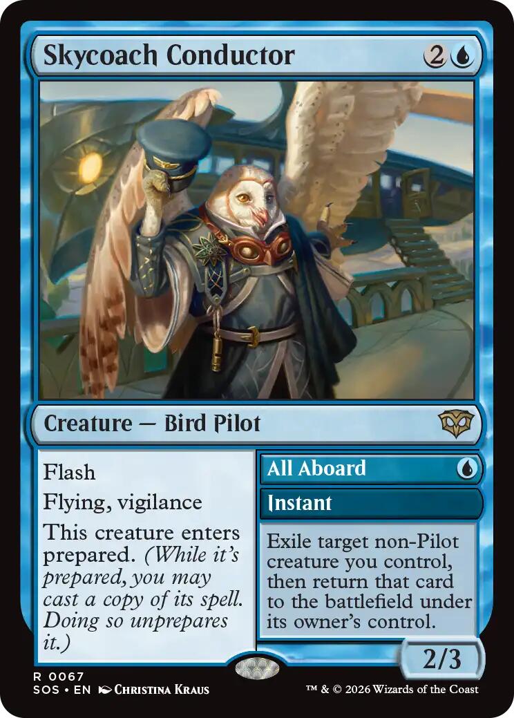 Skycoach Conductor [Secrets of Strixhaven] (Display Case)
