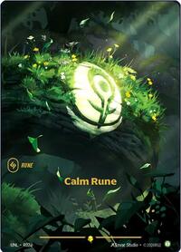 Unleashed - Calm Rune (Alternate Art) (Foil)