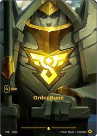 Unleashed - Order Rune (Alternate Art) (Foil)