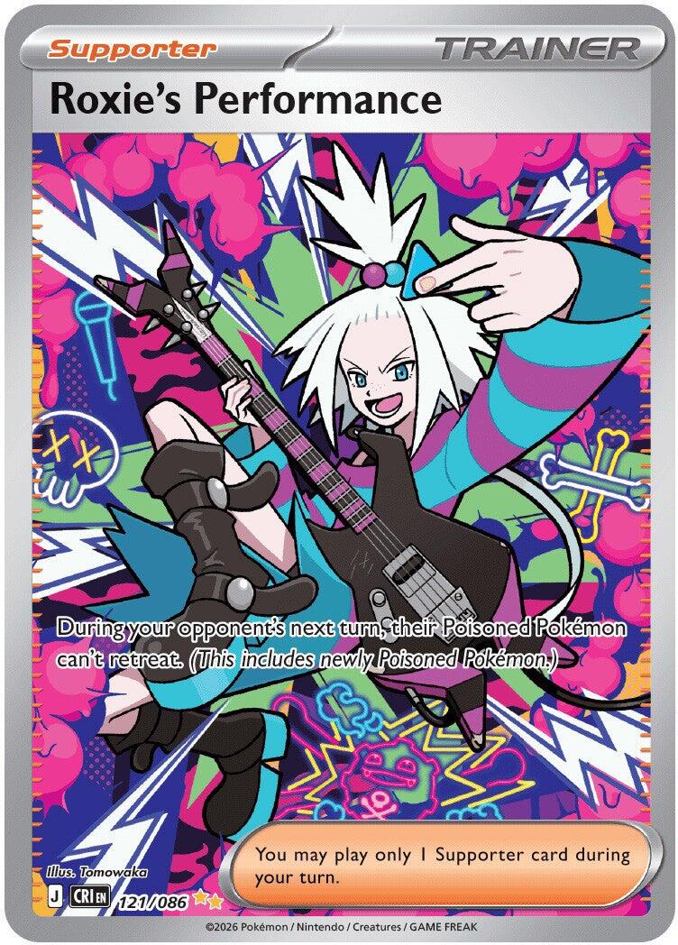 Roxie's Performance (121/086) [Mega Evolution: Chaos Rising] (Display Case)