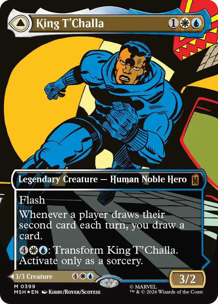King T'Challa (Borderless) (0399) [Marvel Super Heroes] (Display Case)
