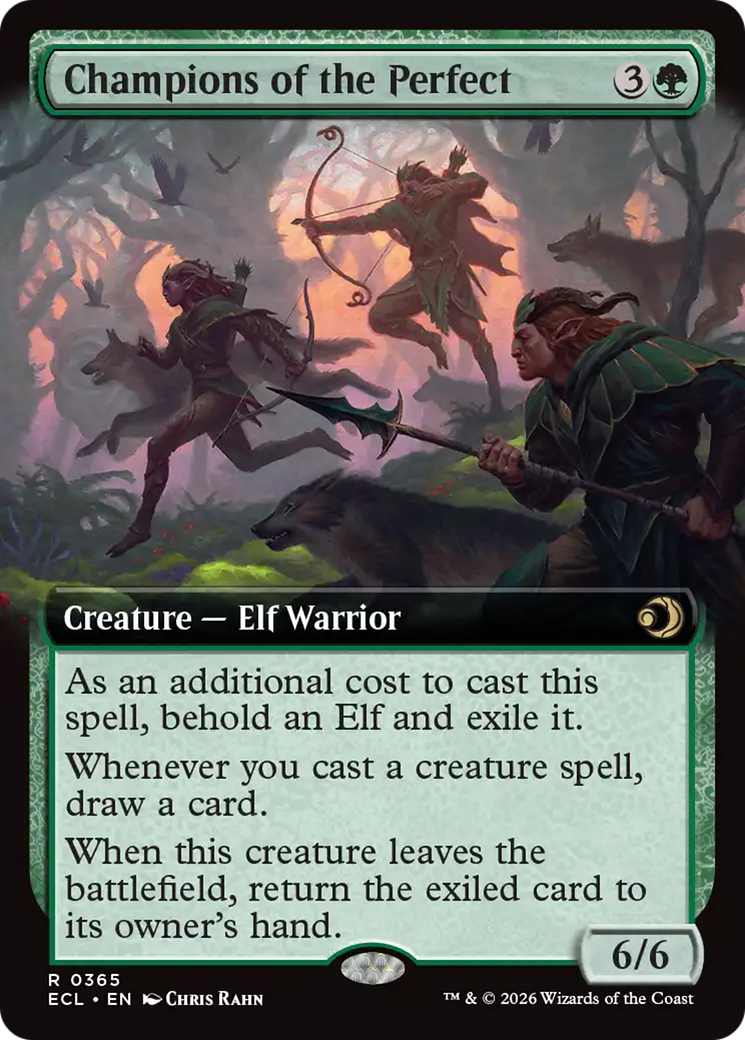 Champions of the Perfect (Extended Art) [Lorwyn Eclipsed] (Display Case)