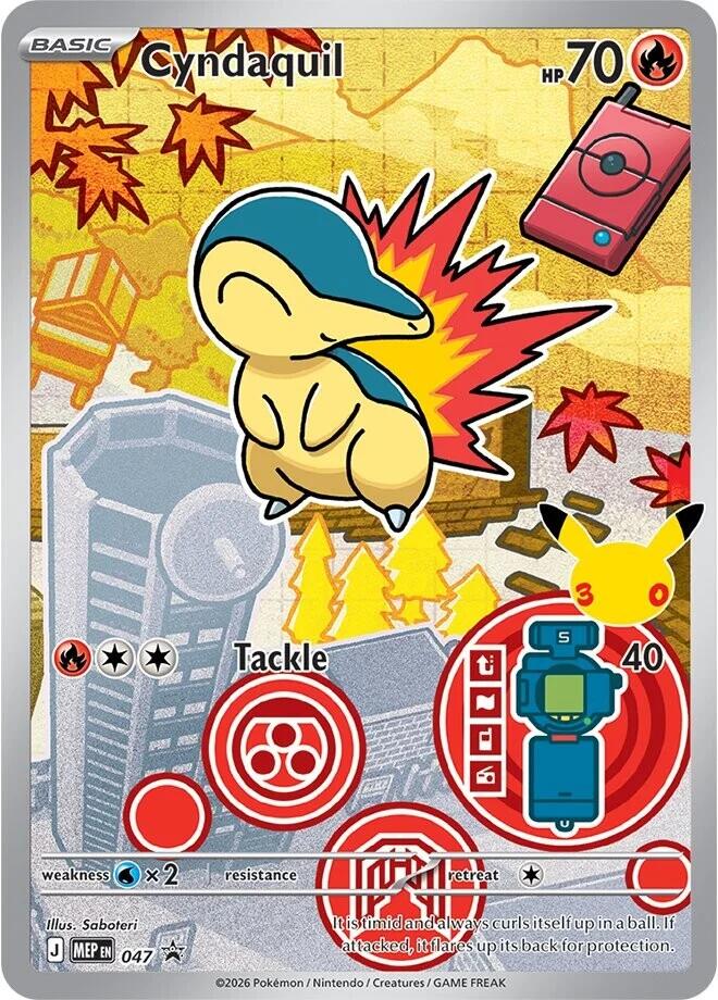 Cyndaquil (047) [Mega Evolution Promo] (Display Case)