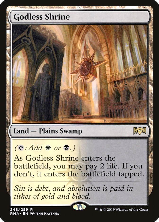 Godless Shrine [Ravnica Allegiance] (Display Case)
