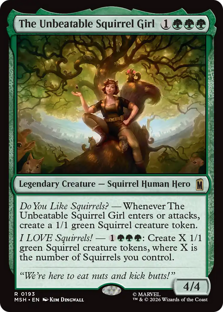 The Unbeatable Squirrel Girl [Marvel Super Heroes] (Display Case)