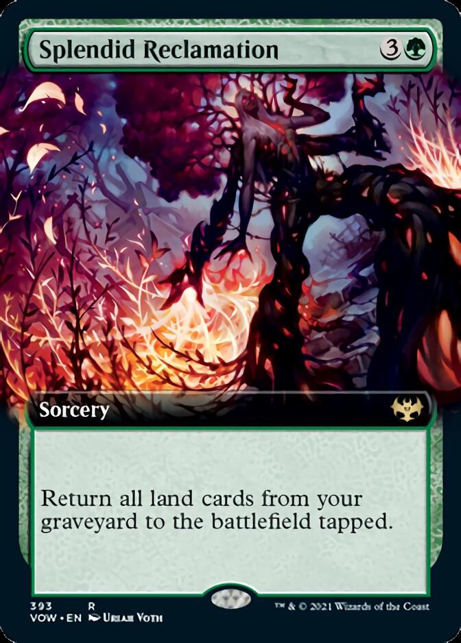 Splendid Reclamation (Extended Art) [Innistrad: Crimson Vow] (Display Case)