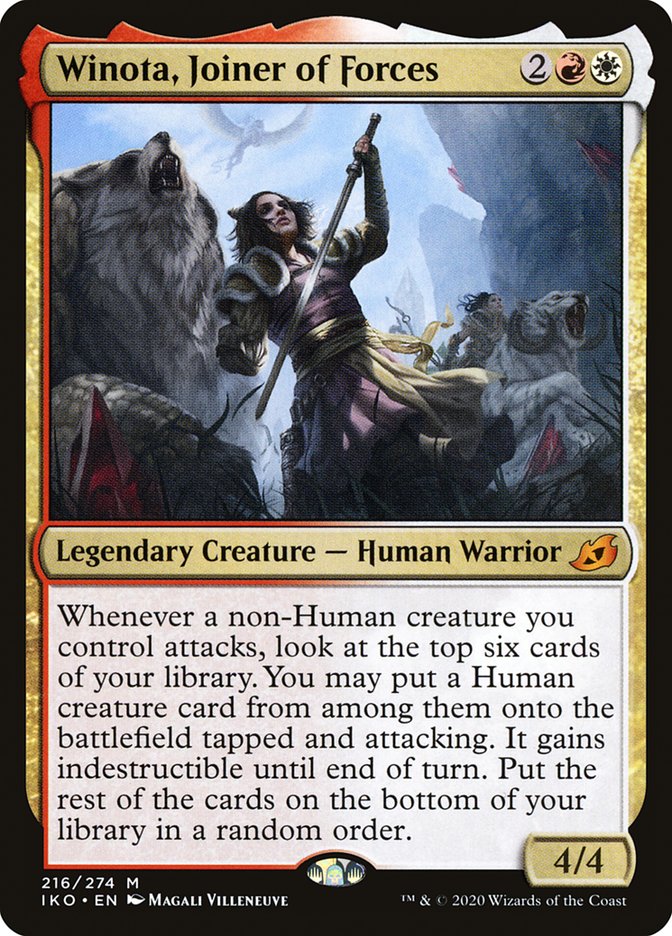 Winota, Joiner of Forces [Ikoria: Lair of Behemoths] (Display Case)