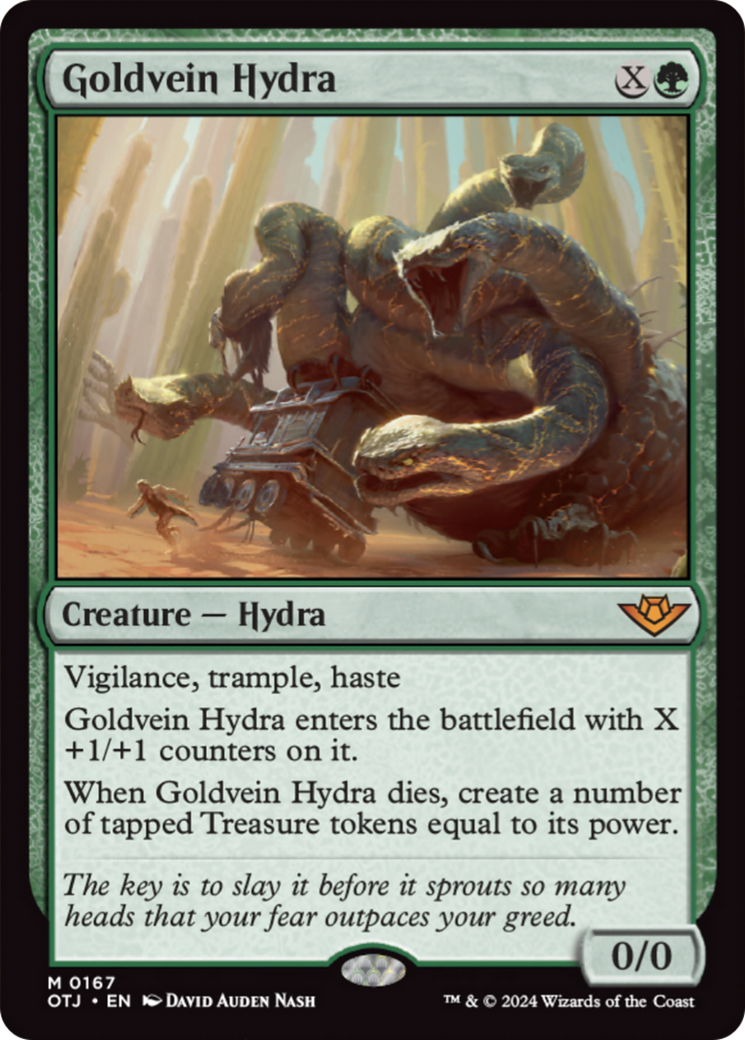 Goldvein Hydra [Outlaws of Thunder Junction] (Display Case)
