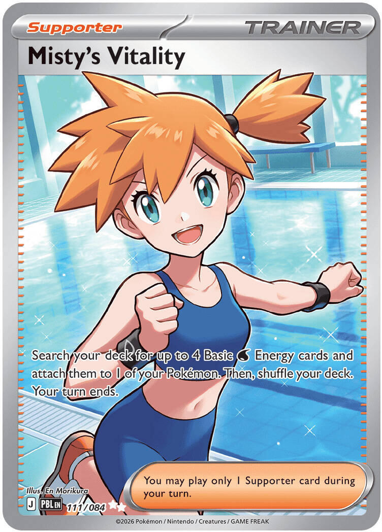 Misty's Vitality (111/084) [Mega Evolution: Pitch Black] (Display Case)