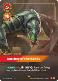 Vendetta - Renekton - Butcher of the Sands (Overnumbered) (Foil)