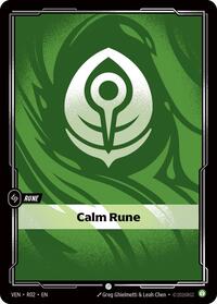 Vendetta - Calm Rune (Foil)