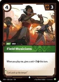 Vendetta - Field Musicians (Foil)