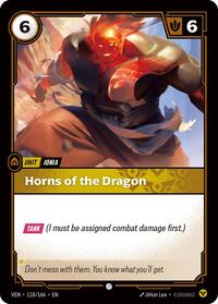 Vendetta - Horns of the Dragon (Foil)