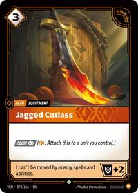 Vendetta - Jagged Cutlass (Foil)