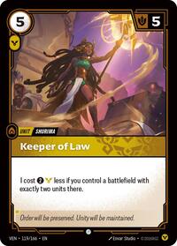 Vendetta - Keeper of Law (Foil)