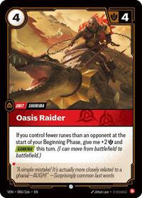 Vendetta - Oasis Raider (Foil)