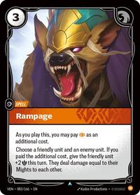 Vendetta - Rampage (Foil)